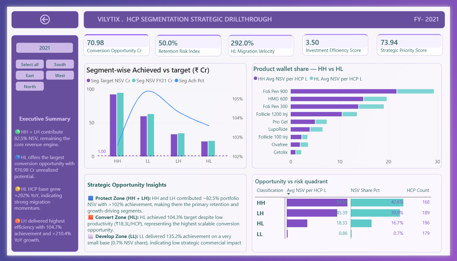 HCP Segmentation Strategic Intelligence